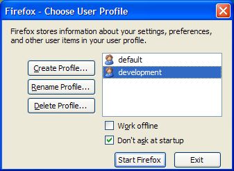 Firefox Profile Manager
